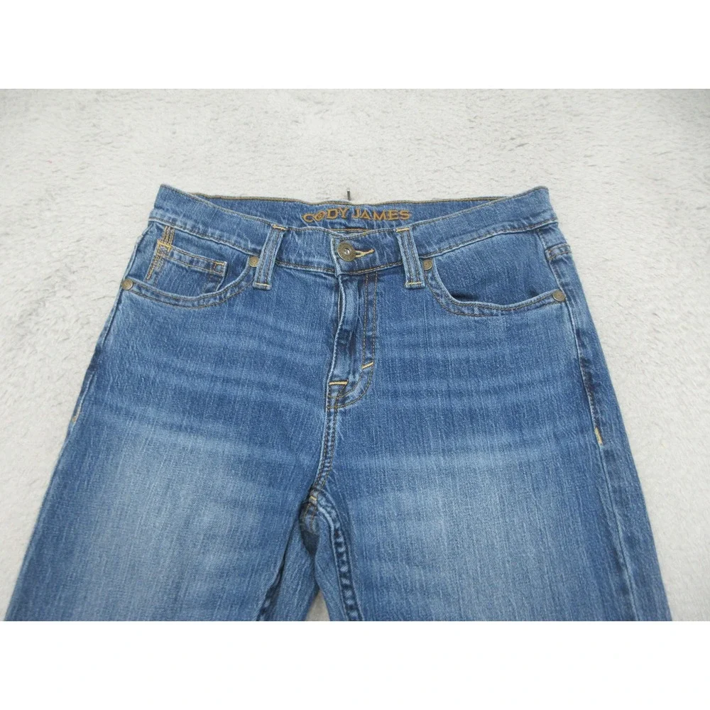 Cody James Western Jeans Mens 30x32 Slim Bootcut Medium Wash Stretch Cowboy